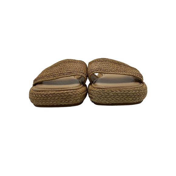 Vince 'Eva' Tan Platform Slide Sandal Size 8.5 - Picture 4 of 6